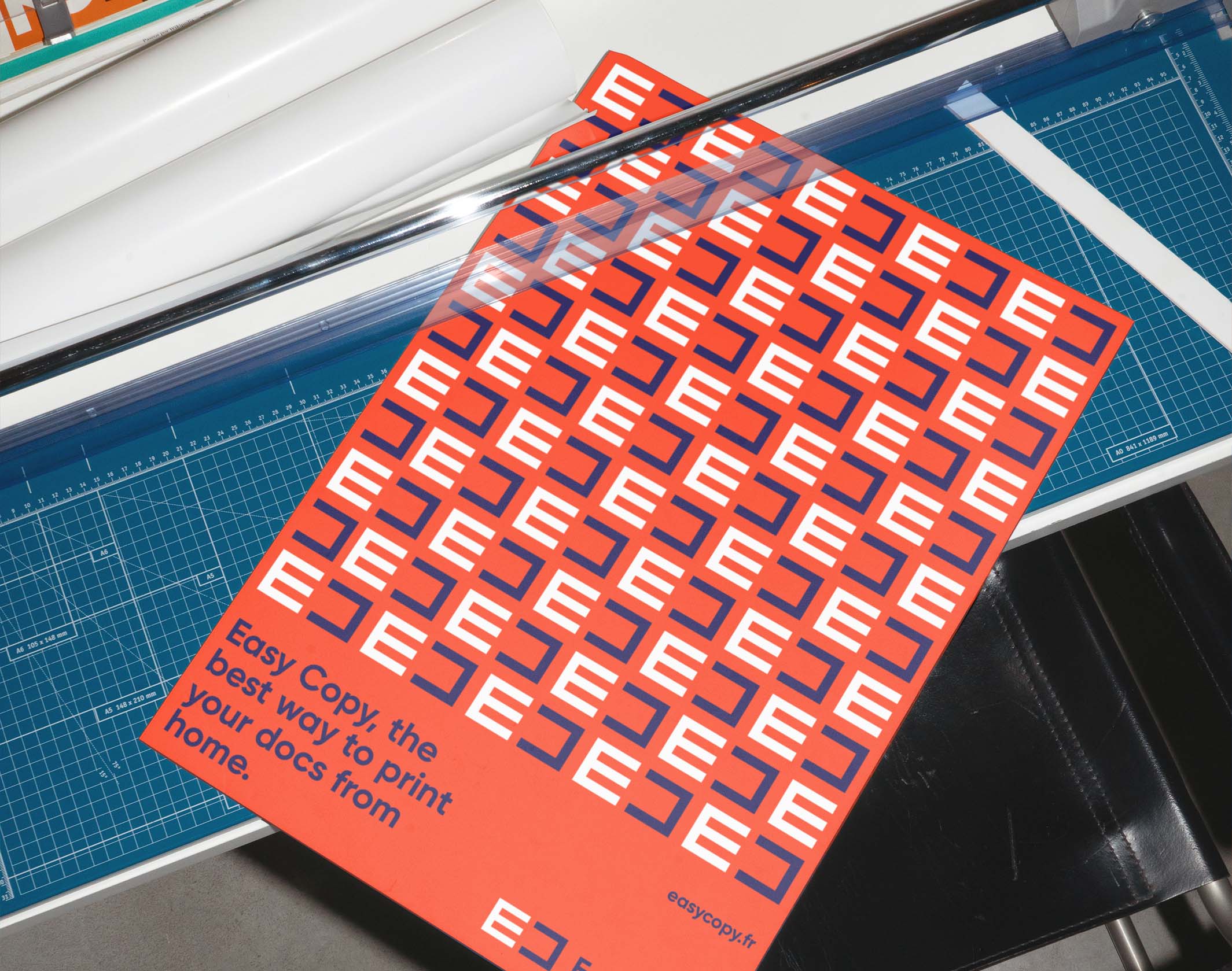 Impression d'un poster conçu pour Easy Copy.